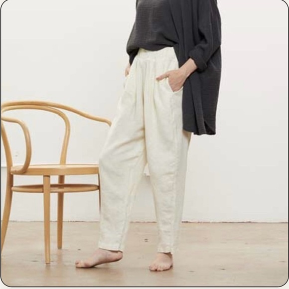 Black Crane Carpenter Pants - Cream - XS NWOT - Picture 10 of 10